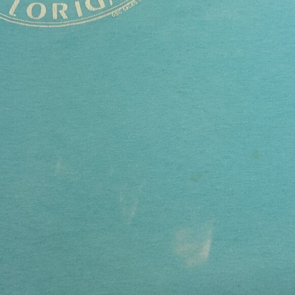 Vintage 80s Longboat Key Florida T Shirt Travel Tourist Tourism Tee Blue S Small - Picture 4 of 8